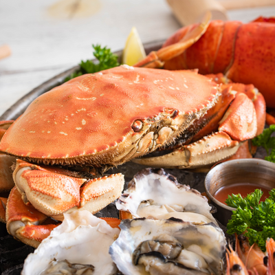 Whole Cooked Dungeness Crab (Box of 4 & 8)