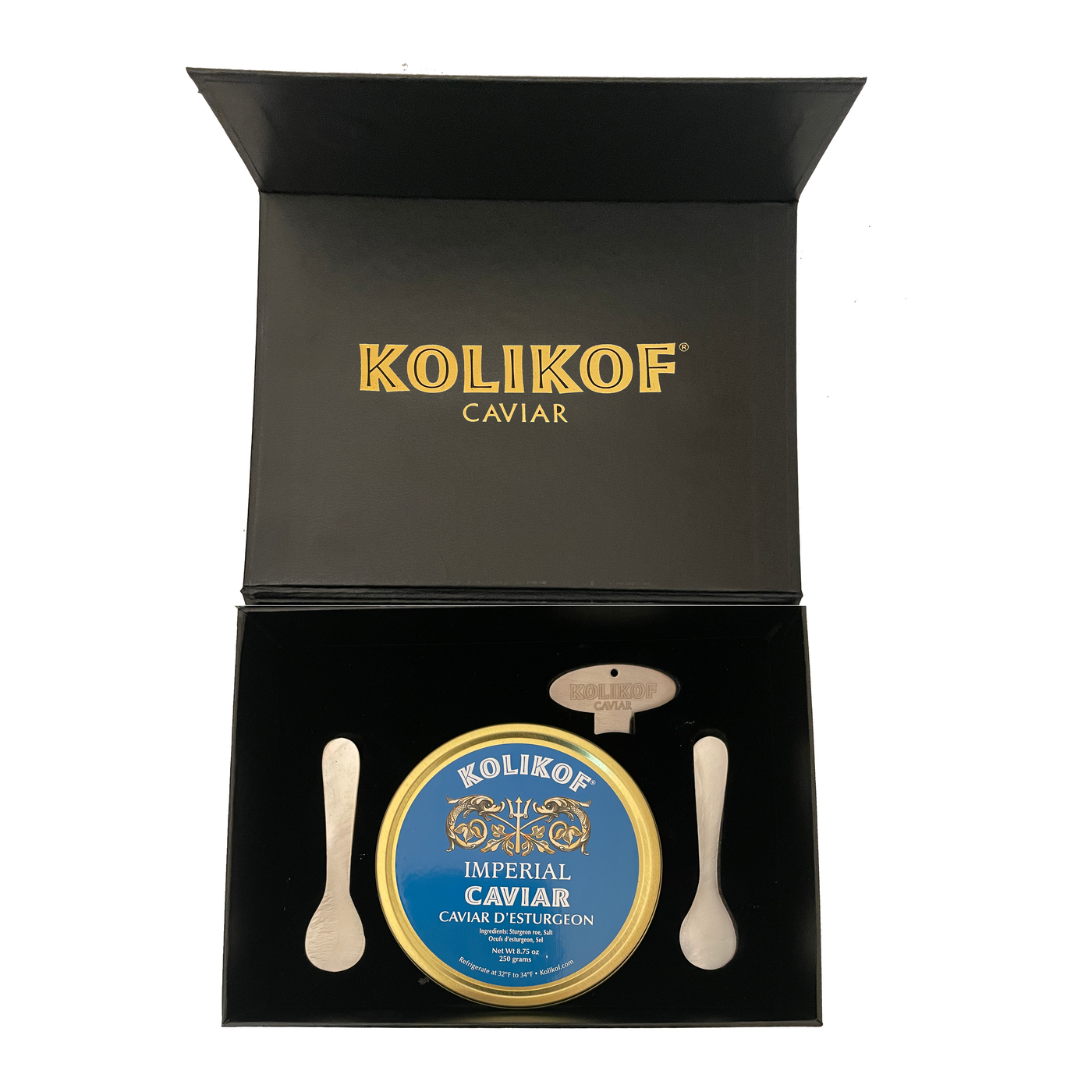 Holiday Caviar Gift - One 250g Caviar (Gift Box, 2 Spoons & 1 Key)