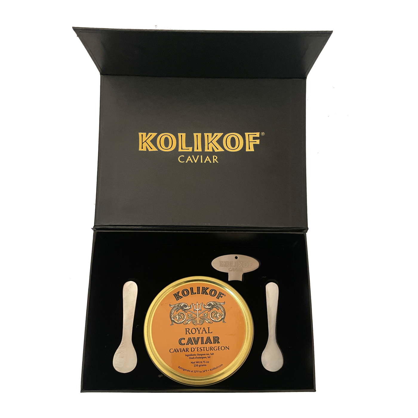 Holiday Caviar Gift - One 250g Caviar (Gift Box, 2 Spoons & 1 Key)