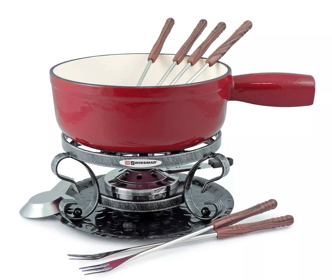 Swissmar Lugano Cast Iron Fondue Set