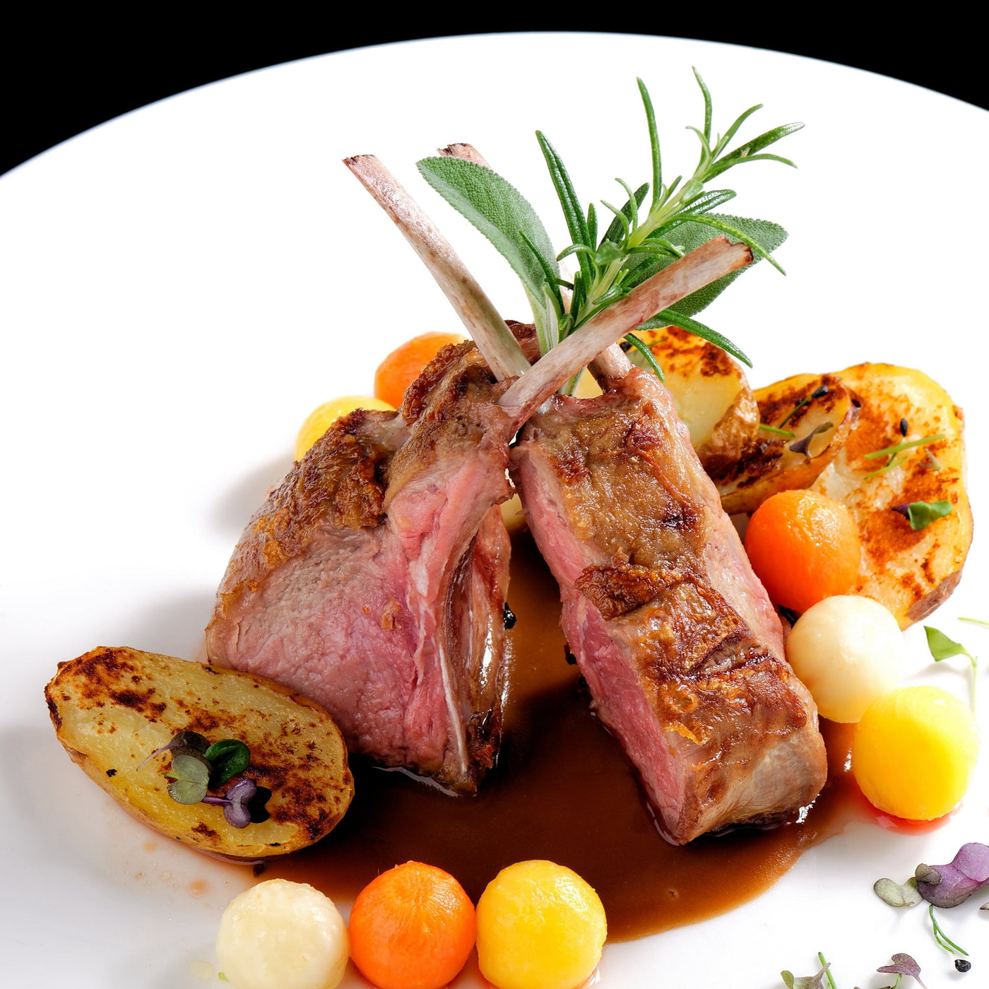 New Zealand Grass-Fed Lamb Rack  CAP OFF (approx. 1lb)