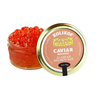 Sturgeon Caviar / Alaskan Salmon Roe Gift Set (4oz)