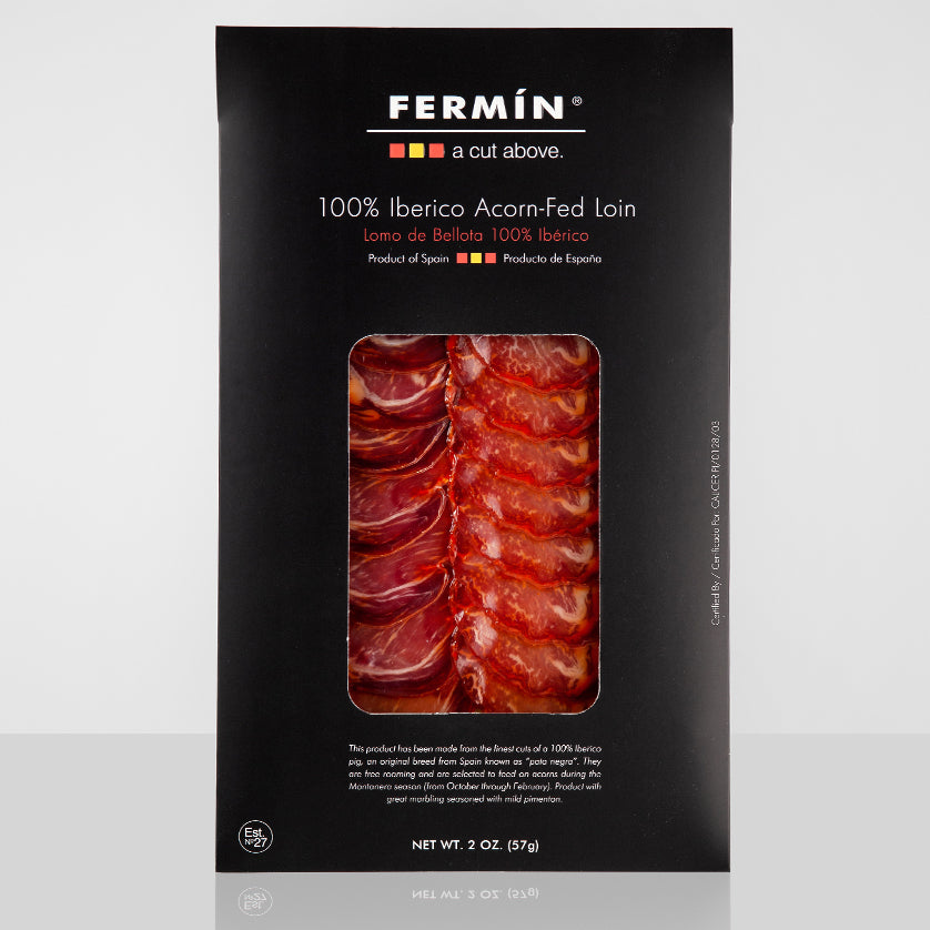 Fermin Pre-Sliced Lomo Ibérico de Bellota Pork Loin – (2 oz.)