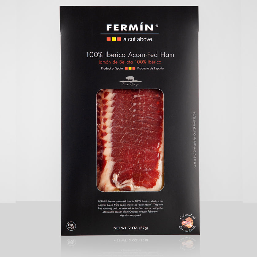 Fermin Pre-Sliced A Cut Above 100% Iberico Ham - Acorn Fed - (2 oz.)