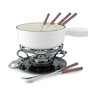 Swissmar Lugano Cast Iron Fondue Set