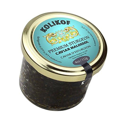 Sturgeon Caviar / Alaskan Salmon Roe Gift Set (4oz)